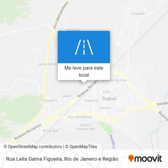 Rua Leila Gama Figueira mapa