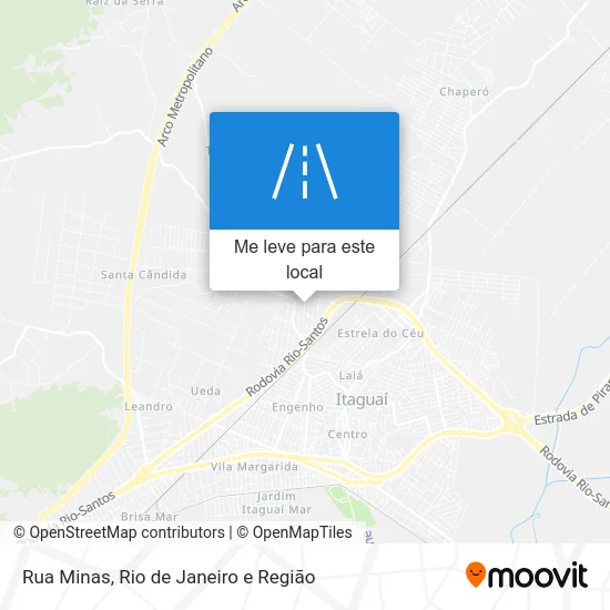 Rua Minas mapa