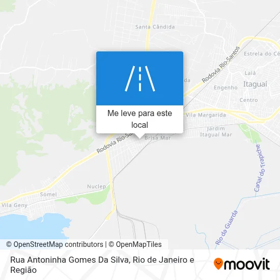 Rua Antoninha Gomes Da Silva mapa