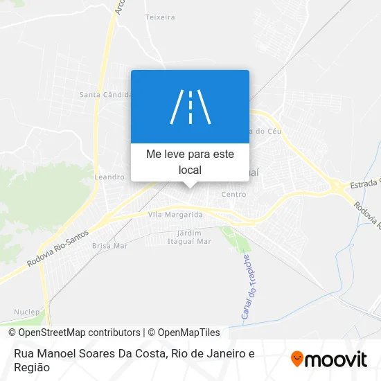 Rua Manoel Soares Da Costa mapa