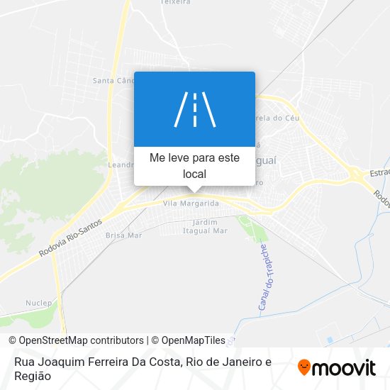 Rua Joaquim Ferreira Da Costa mapa