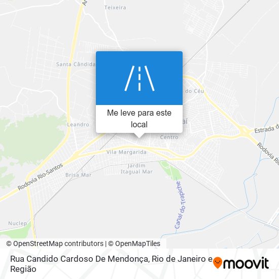 Rua Candido Cardoso De Mendonça mapa