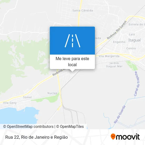 Rua 22 mapa