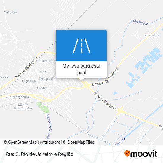Rua 2 mapa