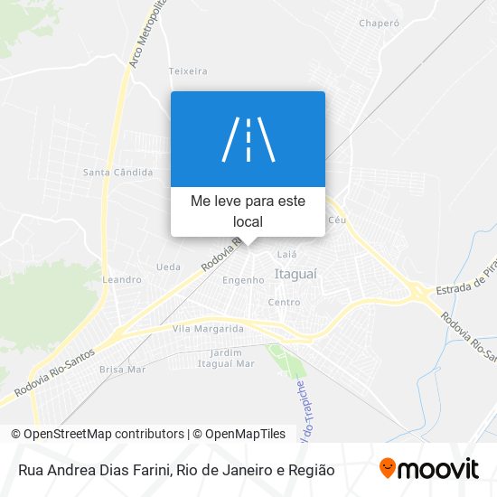 Rua Andrea Dias Farini mapa