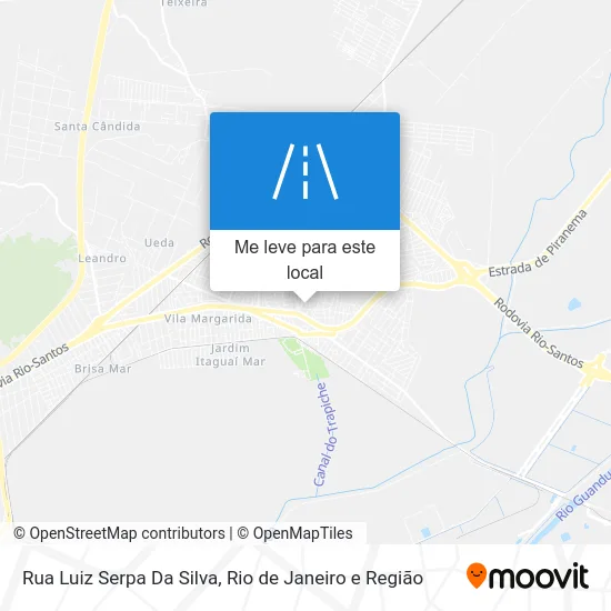 Rua Luiz Serpa Da Silva mapa