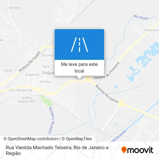 Rua Vanilda Machado Teixeira mapa