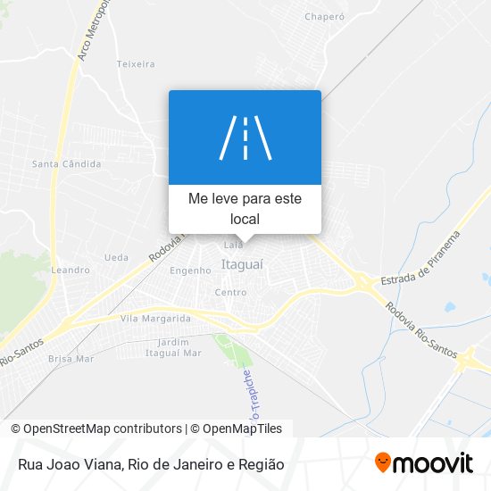 Rua Joao Viana mapa