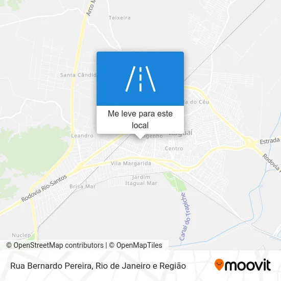 Rua Bernardo Pereira mapa
