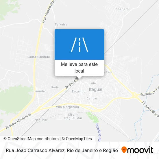 Rua Joao Carrasco Alvarez mapa