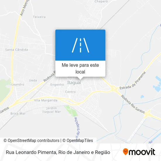 Rua Leonardo Pimenta mapa