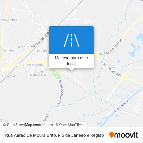 Rua Aarao De Moura Brito mapa