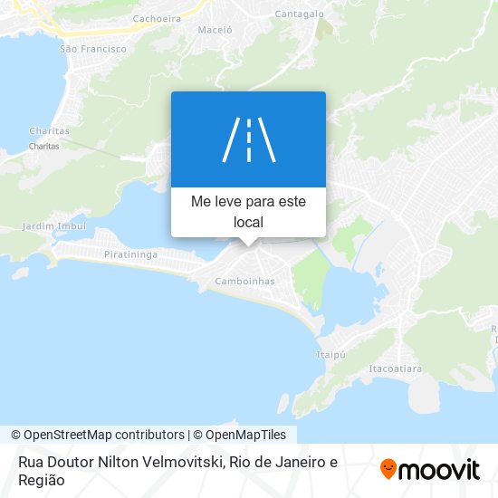 Rua Doutor Nilton Velmovitski mapa