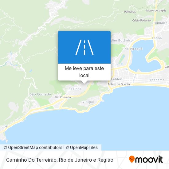 Caminho Do Terreirão mapa