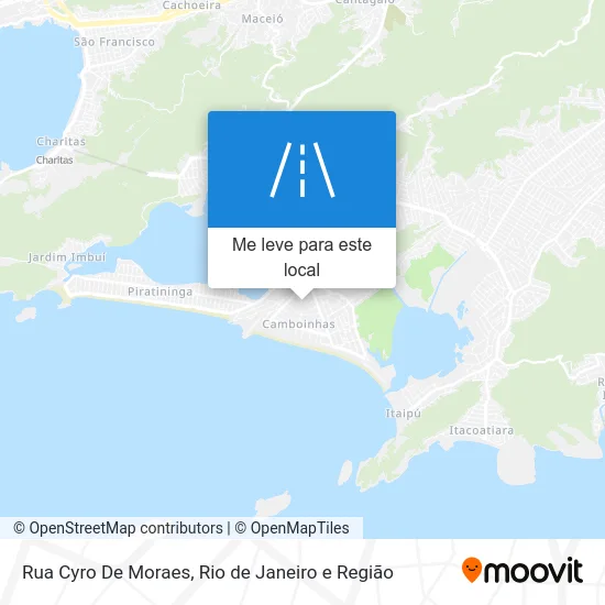 Rua Cyro De Moraes mapa
