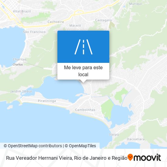 Rua Vereador Herrnani Vieira mapa