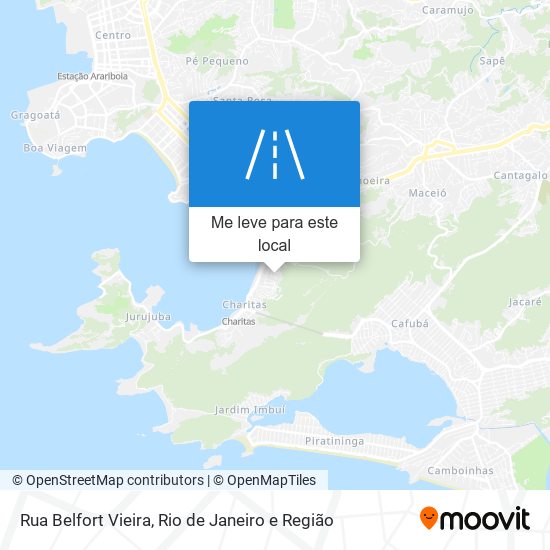 Rua Belfort Vieira mapa
