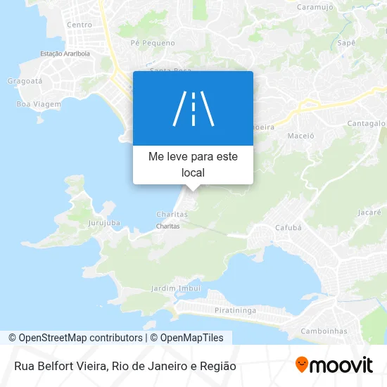 Rua Belfort Vieira mapa