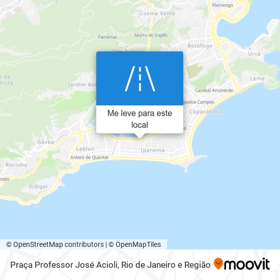 Praça Professor José Acioli mapa