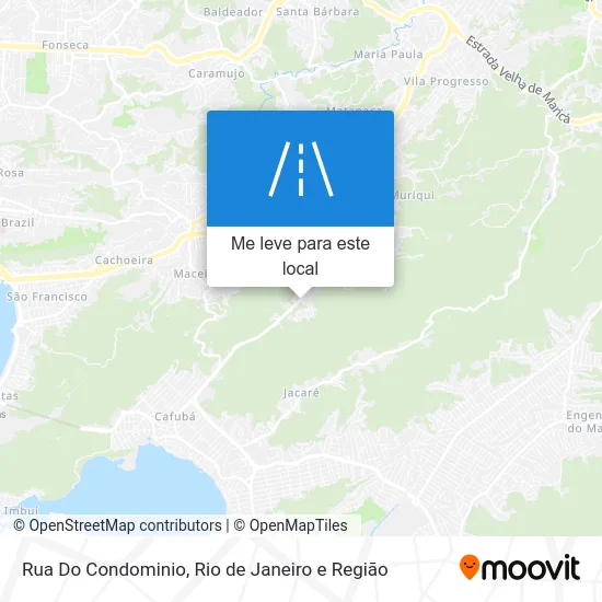 Rua Do Condominio mapa