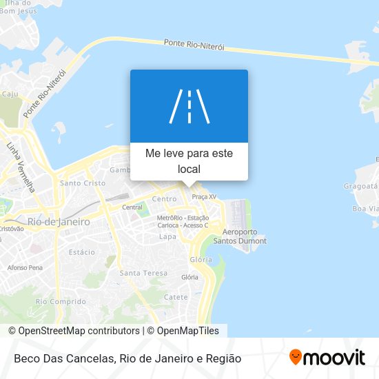 Beco Das Cancelas mapa