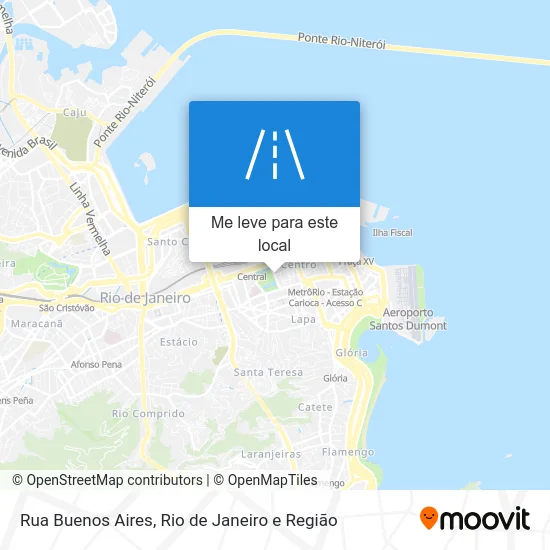 Rua Buenos Aires mapa