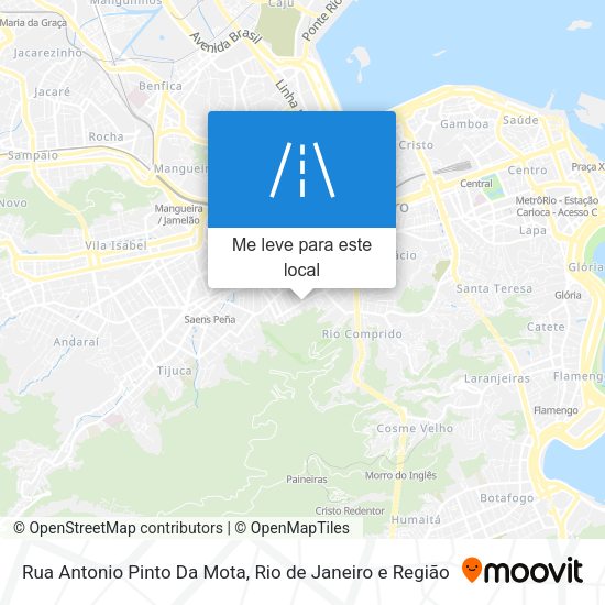 Rua Antonio Pinto Da Mota mapa