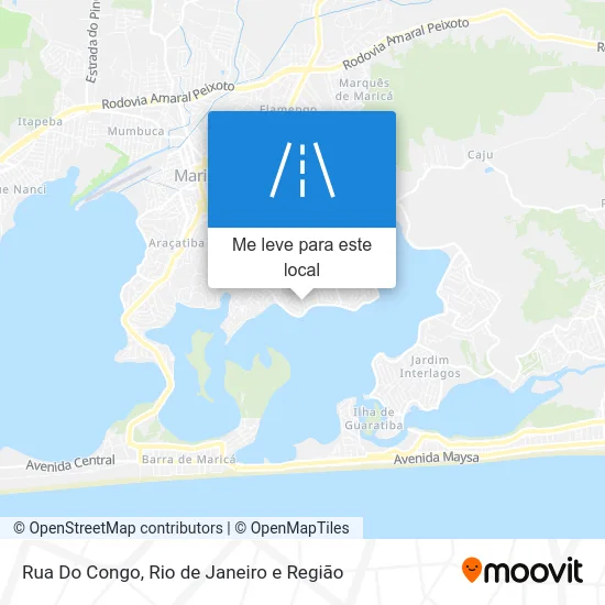 Rua Do Congo mapa