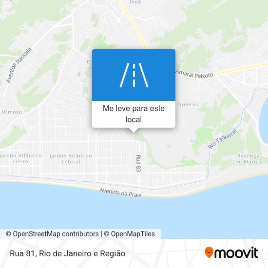 Rua 81 mapa