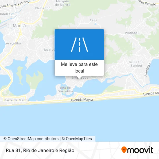 Rua 81 mapa