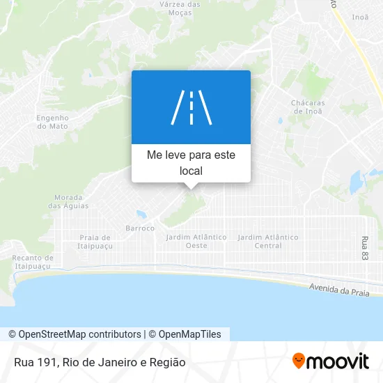 Rua 191 mapa