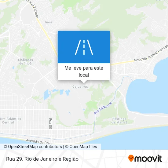 Rua 29 mapa