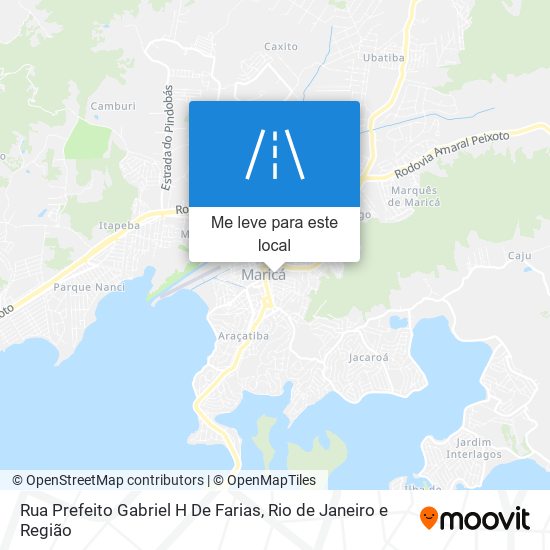 Rua Prefeito Gabriel H De Farias mapa