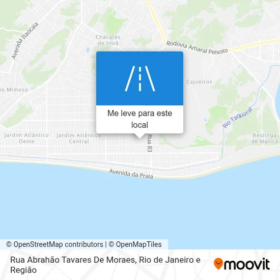 Rua Abrahão Tavares De Moraes mapa