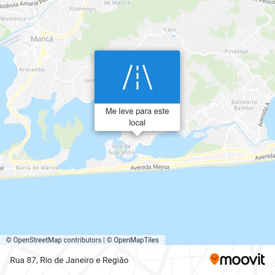 Rua 87 mapa