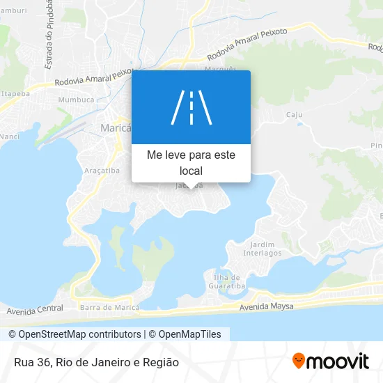 Rua 36 mapa