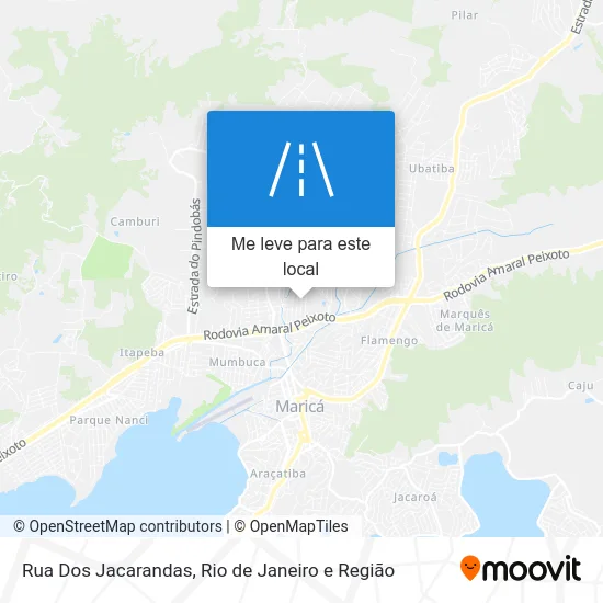 Rua Dos Jacarandas mapa