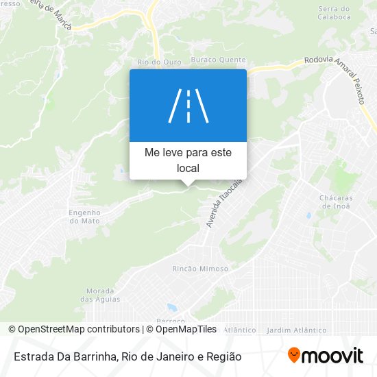 Estrada Da Barrinha mapa
