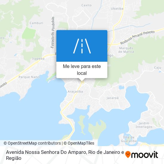 Avenida Nossa Senhora Do Amparo mapa