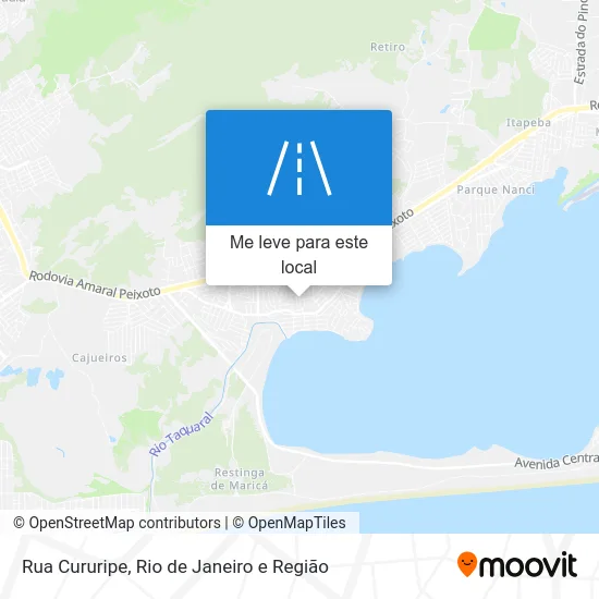 Rua Cururipe mapa