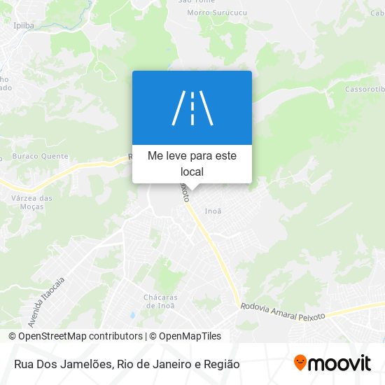 Rua Dos Jamelões mapa