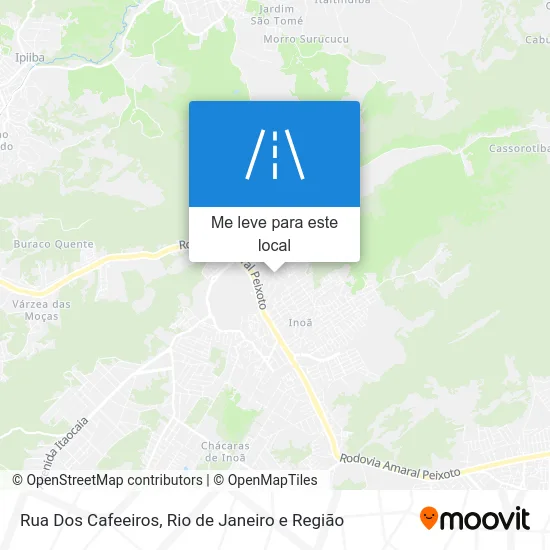Rua Dos Cafeeiros mapa