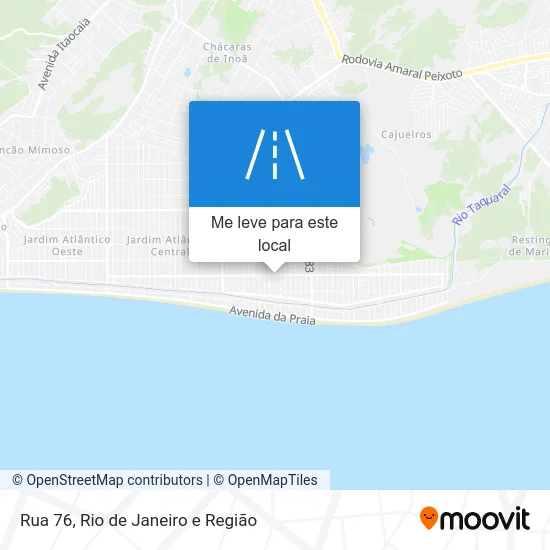 Rua 76 mapa