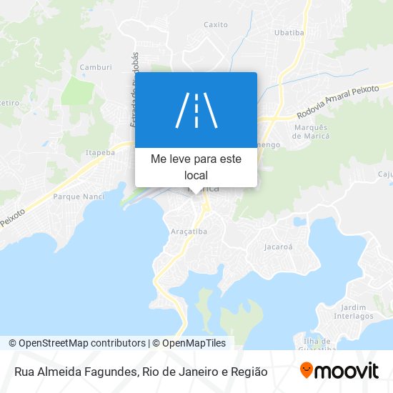 Rua Almeida Fagundes mapa