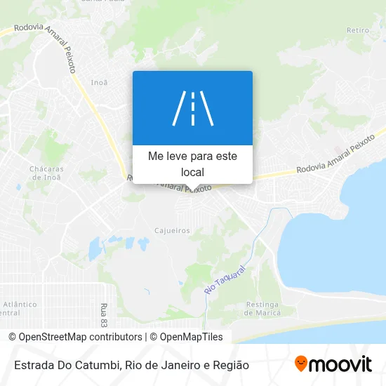 Estrada Do Catumbi mapa