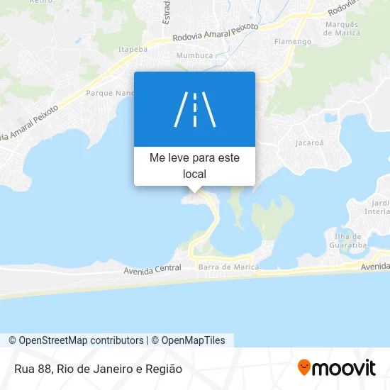 Rua 88 mapa