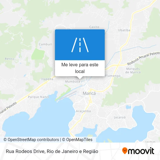 Rua Rodeos Drive mapa