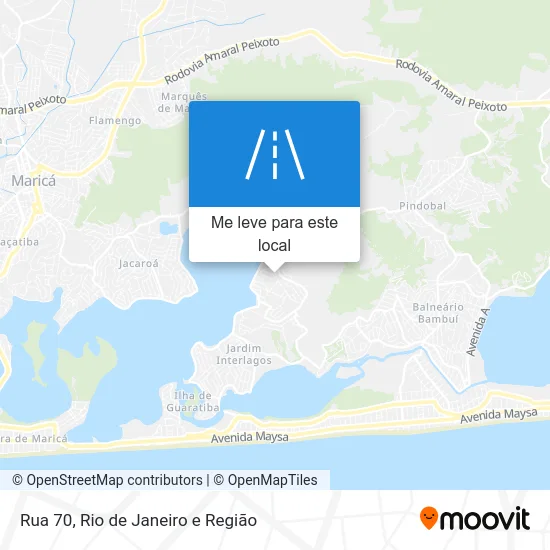 Rua 70 mapa
