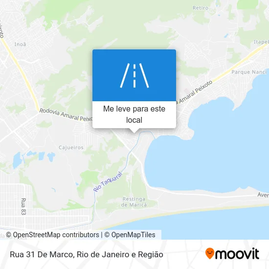 Rua 31 De Marco mapa