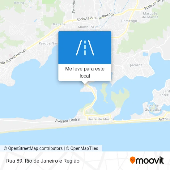Rua 89 mapa